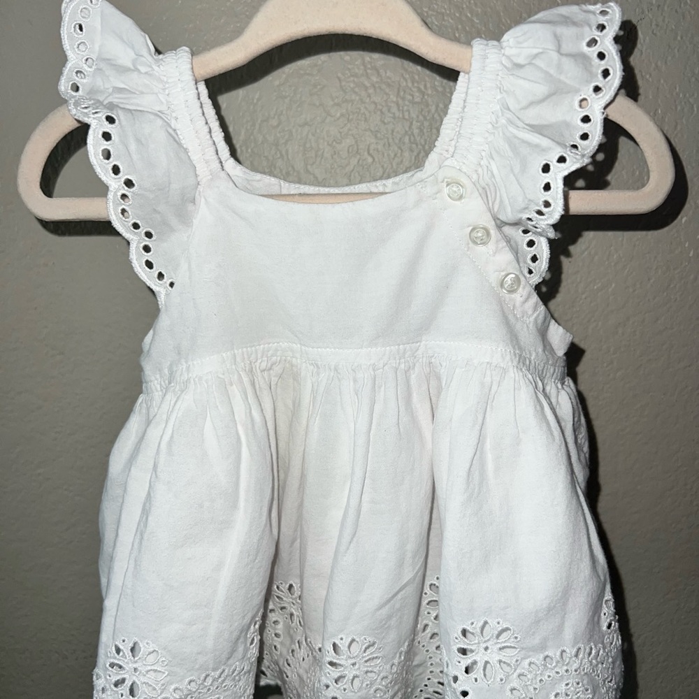 Baby Gap White Eyelet Dress